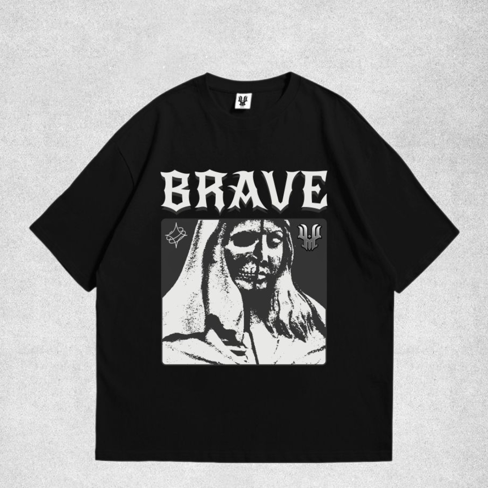 KAOS DISTRO ORIGINAL / HOLAHYPE / BRAVE / KAOS PRIA WANITA / KAOS LENGAN PENDEK / AUTHENTIC / KARUNG