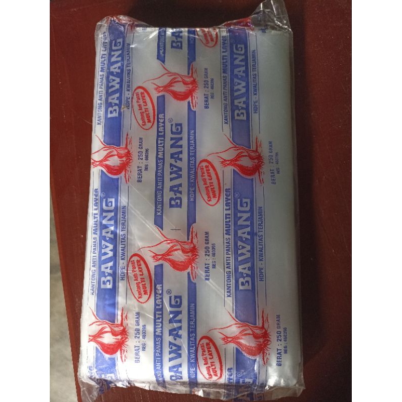 Kantong plastik bening Ukuran 2 Kg
