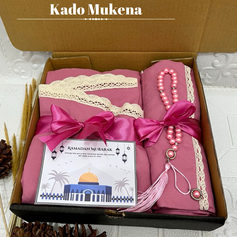 KADO MUKENA HAMPERS MUKENA KATUN HAMPERS LEBARAN KADO WISUDA HAMPERS RAMADHAN KADO ANNIVERSARY HAMPE