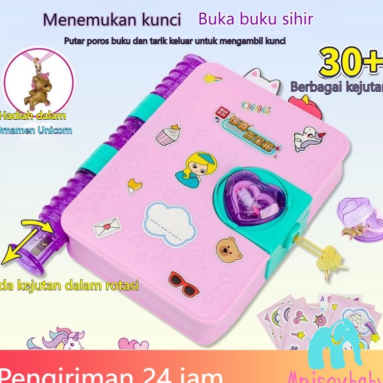 

Disc trxFr5Q CODMainan Surprise Treasure Magic Book Aksesoris Kado Anak Puzzle Hadiah Ulang Tahun Untuk Anak Perempuan