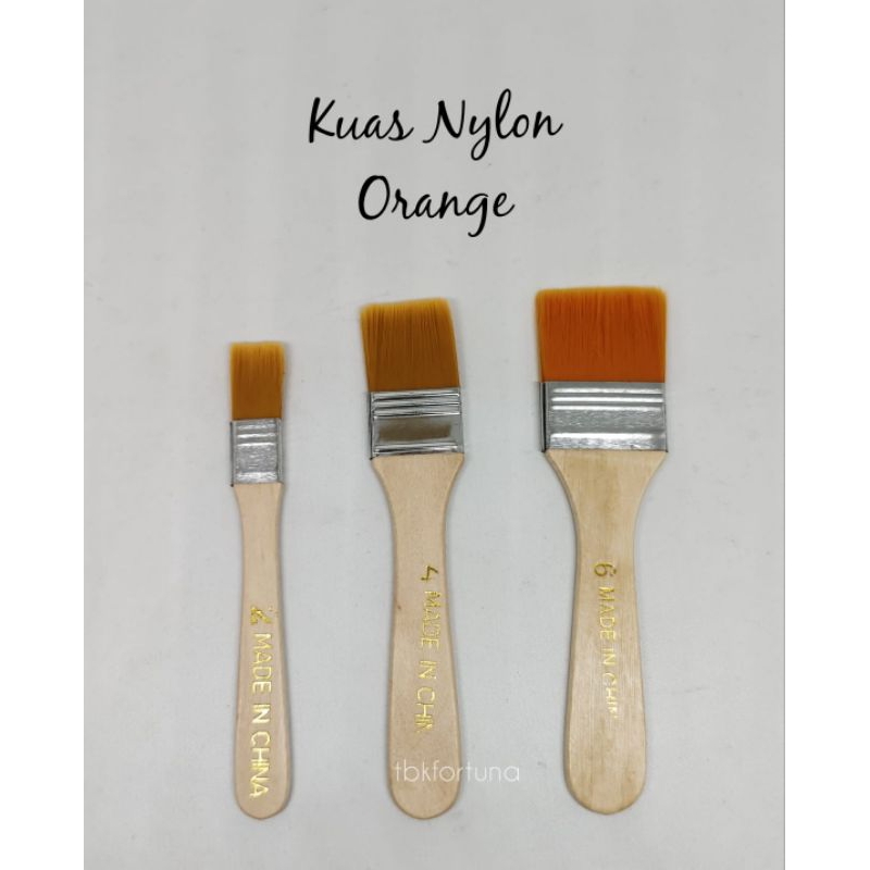

Kuas Nylon Orange (1pcs) YL