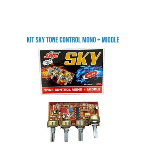 Kit Tone Control mono Plus Middle IC LM 324 SKY