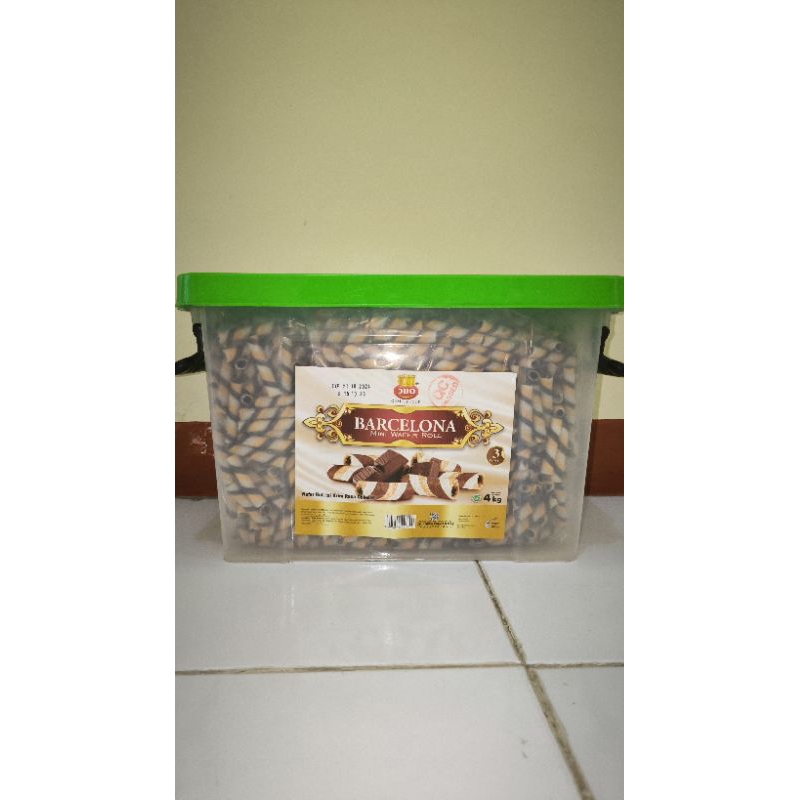 

MINI WAFER ROLL ISI KRIM RASA COKELAT 4KG