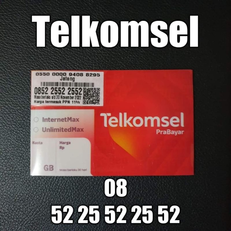 NOMOR SPESIAL RARE & LIMITED TELKOMSEL SAKTI PAKET INTERNET TERMURAH 12 Digit 085225522552