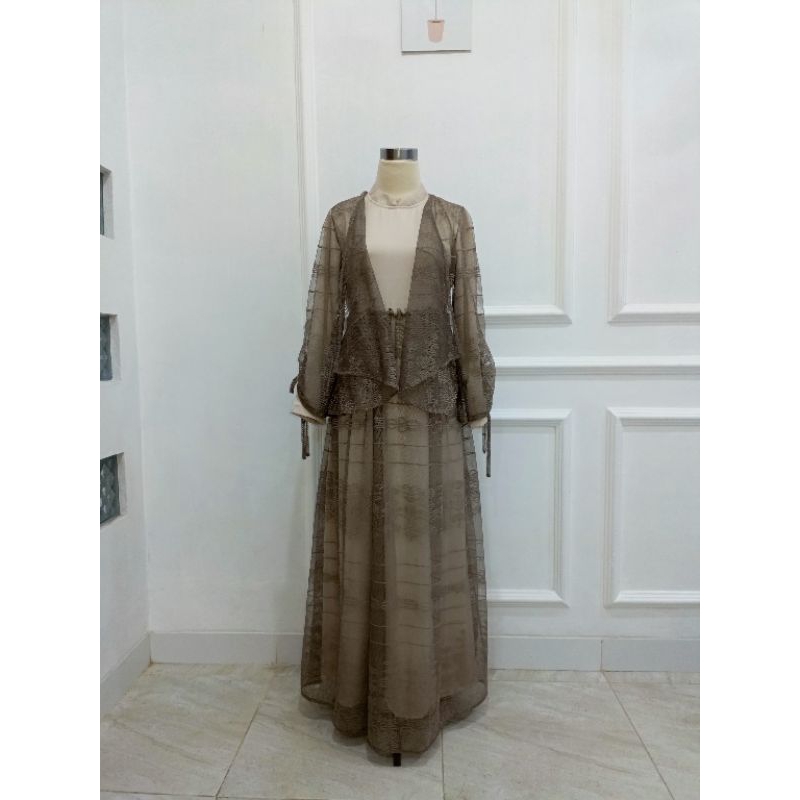 HanMode Koleksi Dress Lebaran, Outfit lebaran, Asyka Dress Lilac Dress, Dress Kondamgan Lilac, Dress