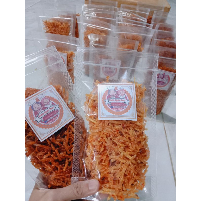 

Kentang Krispy 100g Termurah/Sambel Dimay/Kentang Goreng Kering