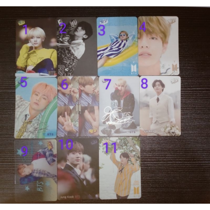 BTS yescard taehyung jungkook