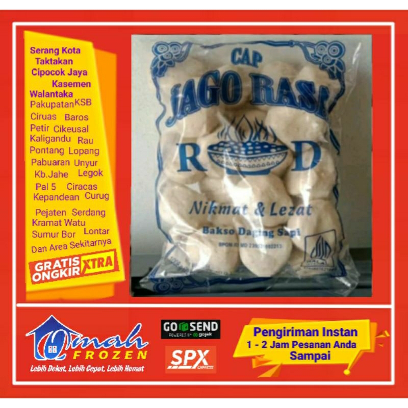 

Basreng, Bakso RD isi 25 pcs, baso Goreng, Frozen Serang