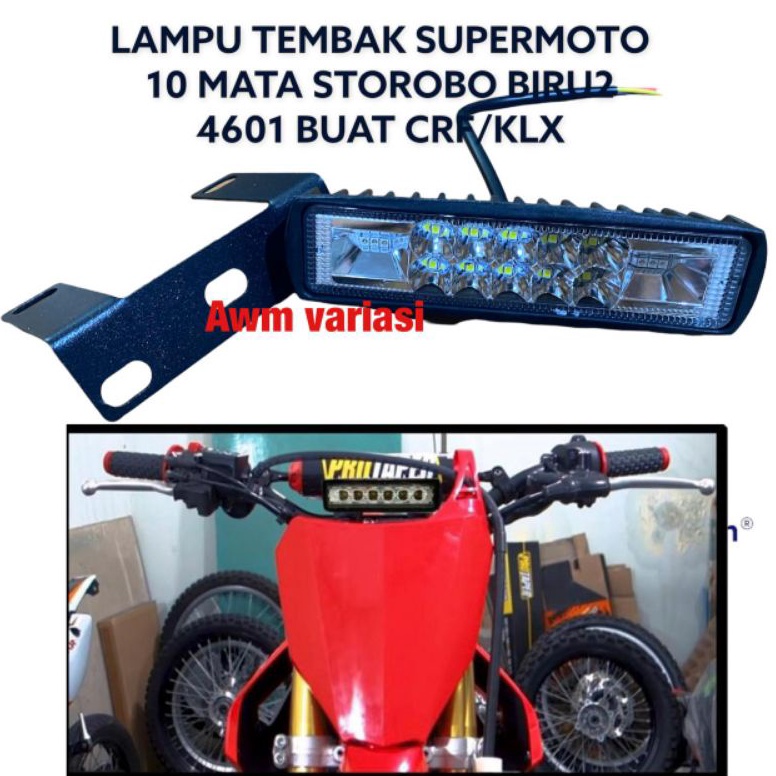 Premium LAMPU PAPAN KLX CRF KTM VIAR LAMPU SUPERMOTO LAMPU LED DEPAN 1 MATA LAMPU PAR LED LAMPU SORO