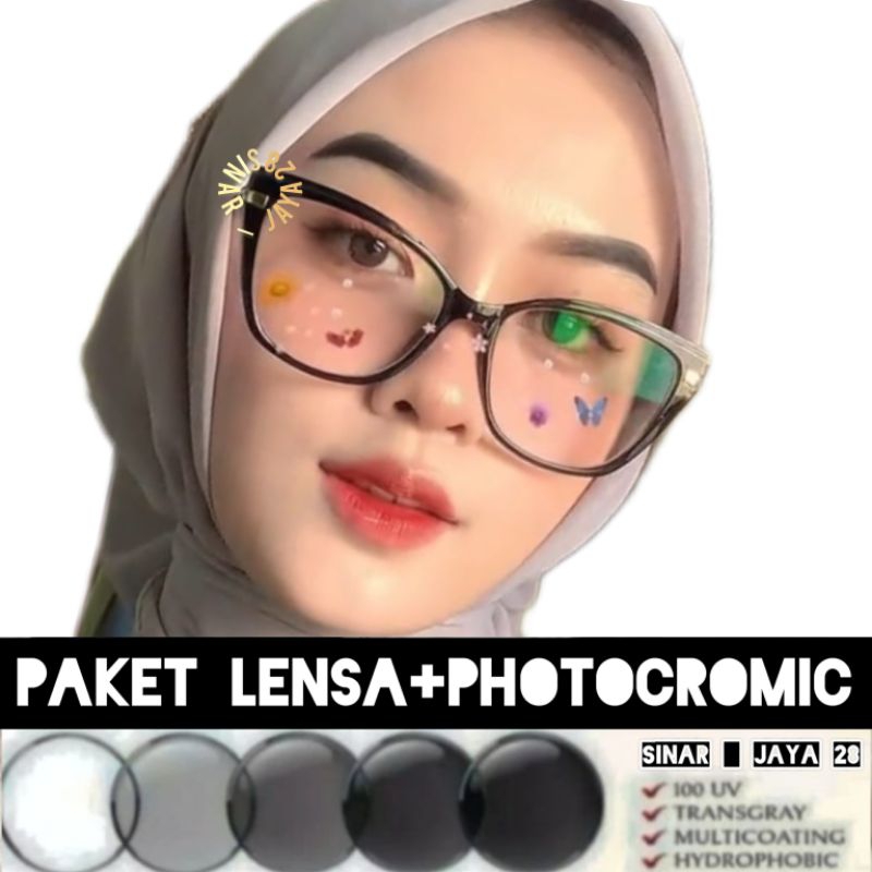 KACAMATA MINUS | FRAME 9017 | LENSA ANTI RADIASI | KACAMATA WANITA