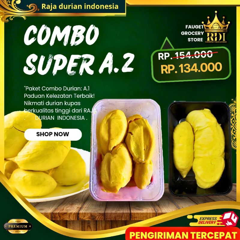 

Durian Montong/COMBO A2/Durian montong palu +montong bali/ DURIAN KUPAS MONTONG