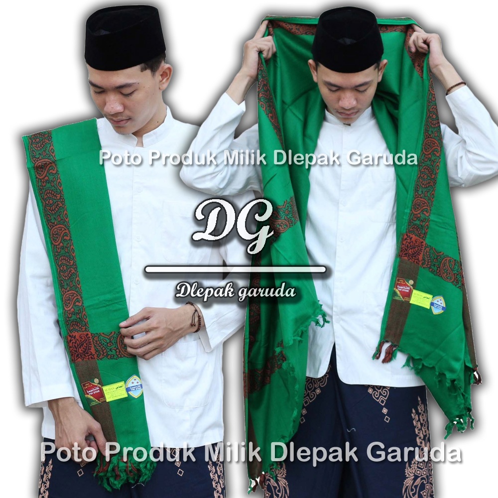 Sorban Kashmiri - Sorban Khasmiri Original India Hijau Tri star