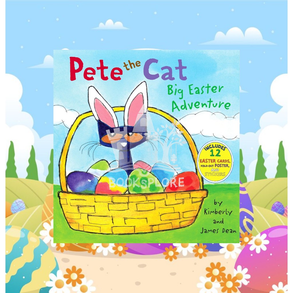 Buku Cerita Bergambar Anak Baby Bayi / Pete the Cat Big Easter Adventure / Pengantar Tidur / Telur K