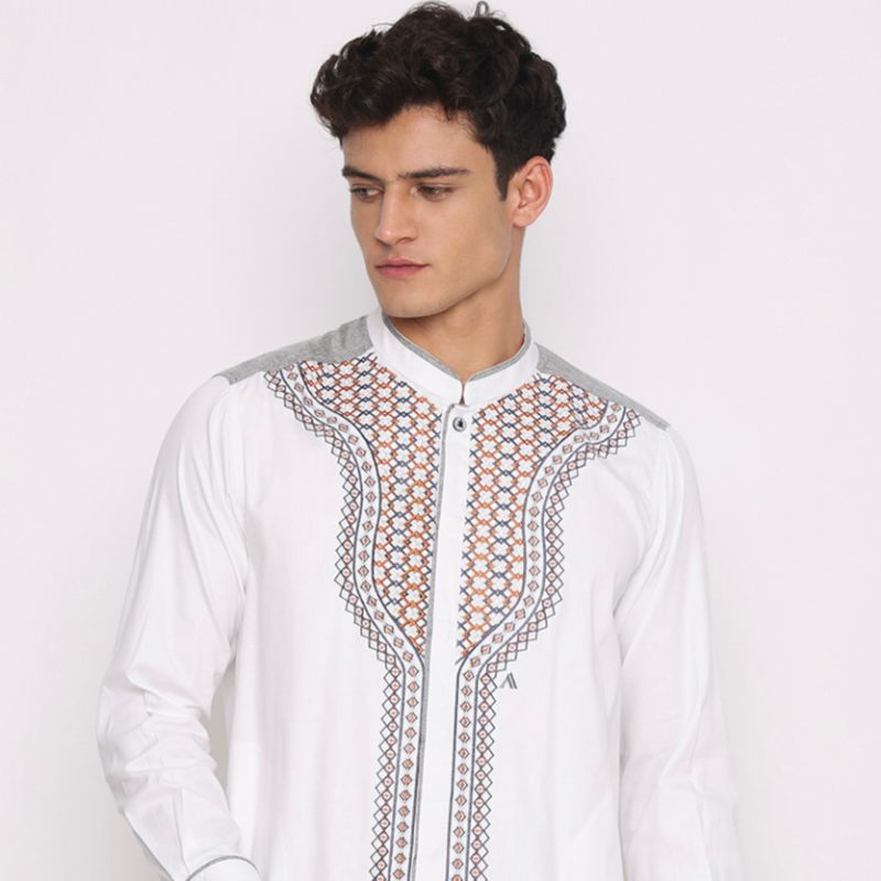 baju koko busana muslim pria al achwan agatha madinah
