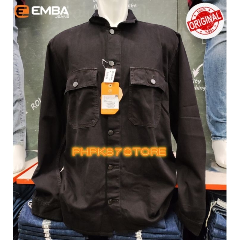 JAKET PRIA EMBA JEANS MODEL KANCING ORIGINAL PREMIUM
