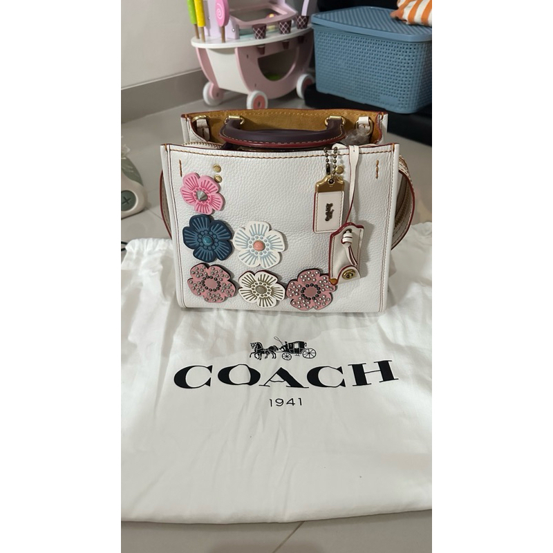 preloved coach rogue tearose like new