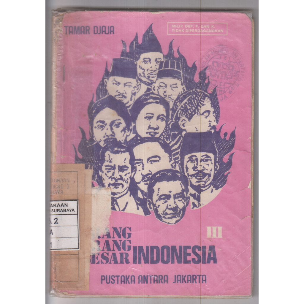 BUKU TAMAR DJAJA - ORANG-ORANG BESAR INDONESIA III