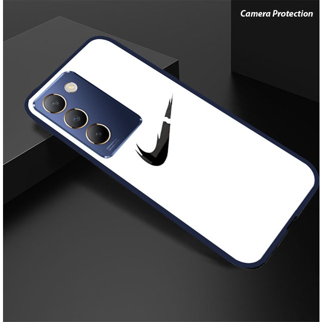 Softcase Glass [SC234] For VIVO Y100 5G - Softcase Glass VIVO Y100 5G - Kesing Hp VIVO Y100 5G Terba