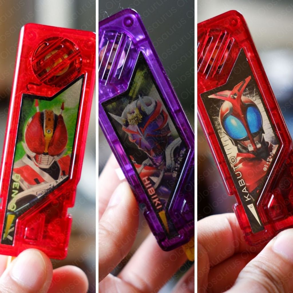 Bandai Kamen Rider W / Double: Capsule Sound Gaia Memory Legend Rider Memory: Den-O / Kabuto / Hibik