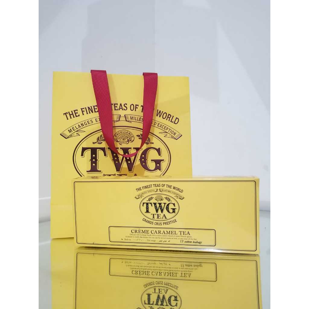 

teh seduh TWG tea - creme caramel tea