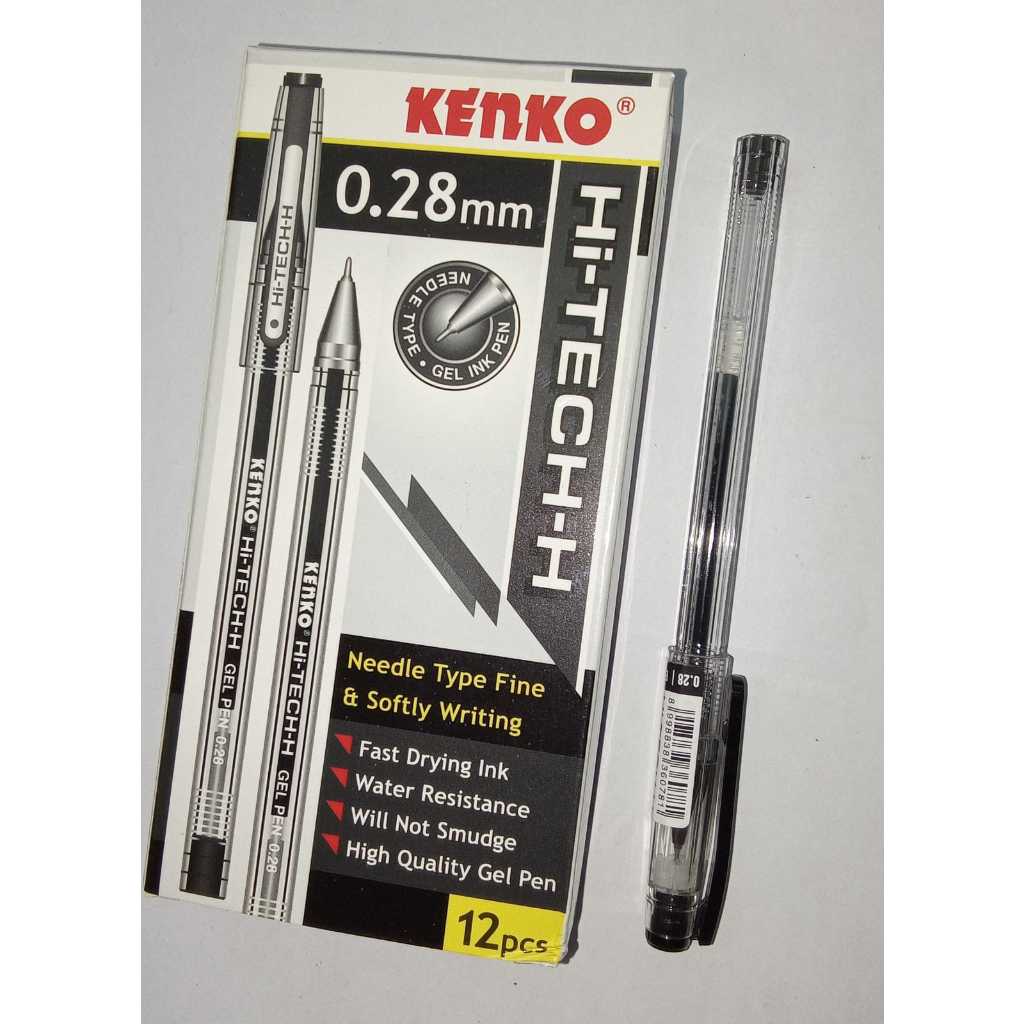 

pulpen gel kenko 0.28mm
