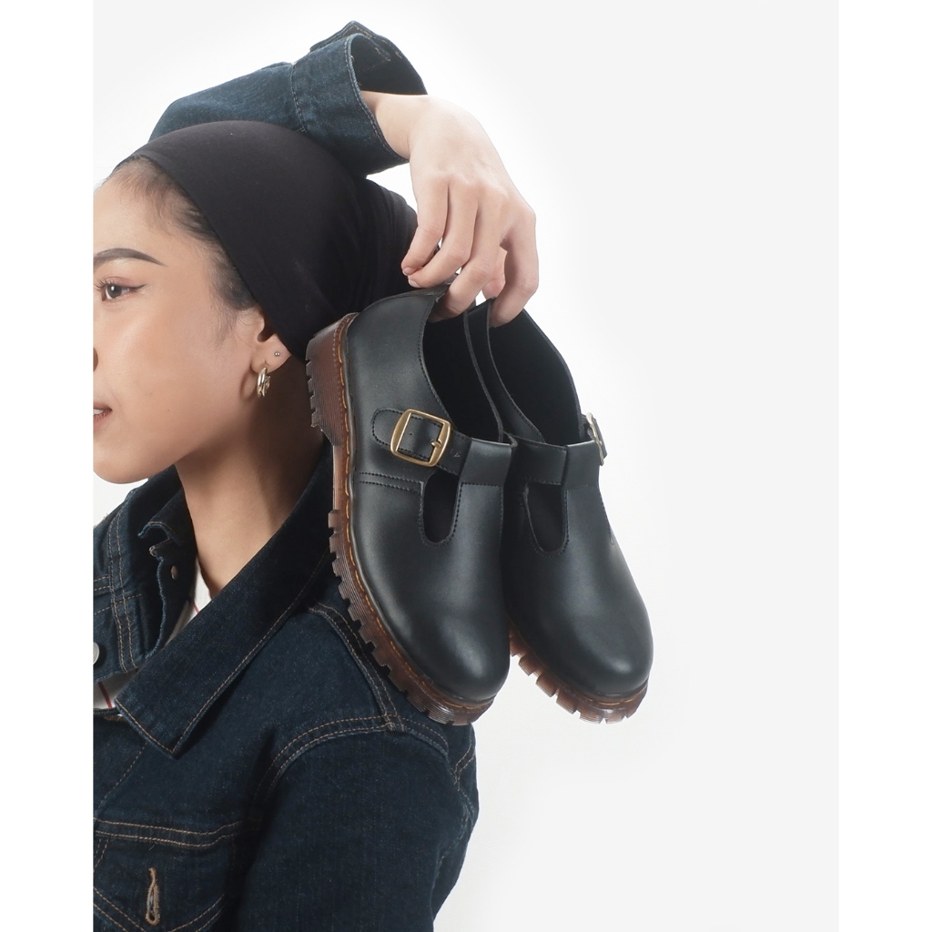 Saida Docmart Mary Jane (Sepatu Wanita Boots)