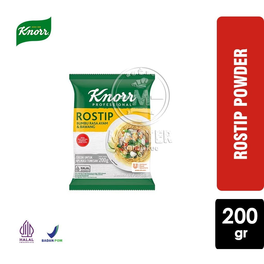 

Knorr ROSTIP Powder/ Bumbu Rasa Ayam Bawang [Pouch Kecil 200 gr]