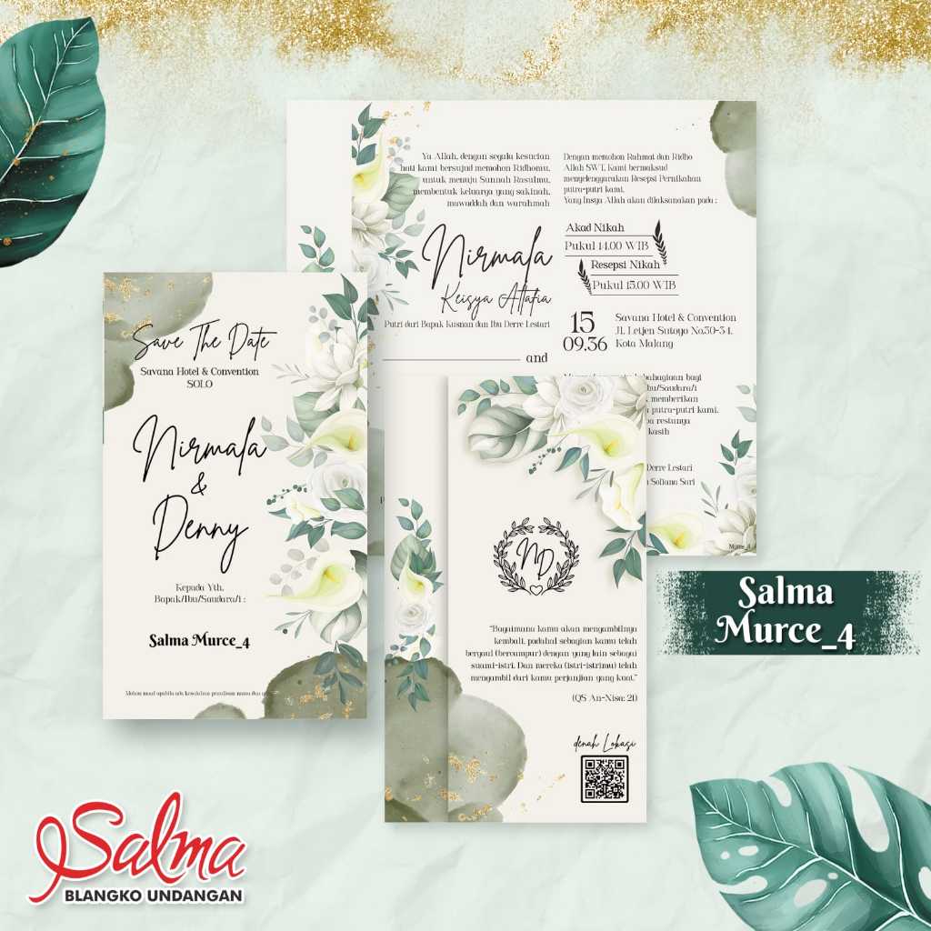 

UNDANGAN NIKAH BLANGKO SALMA MURCE 4