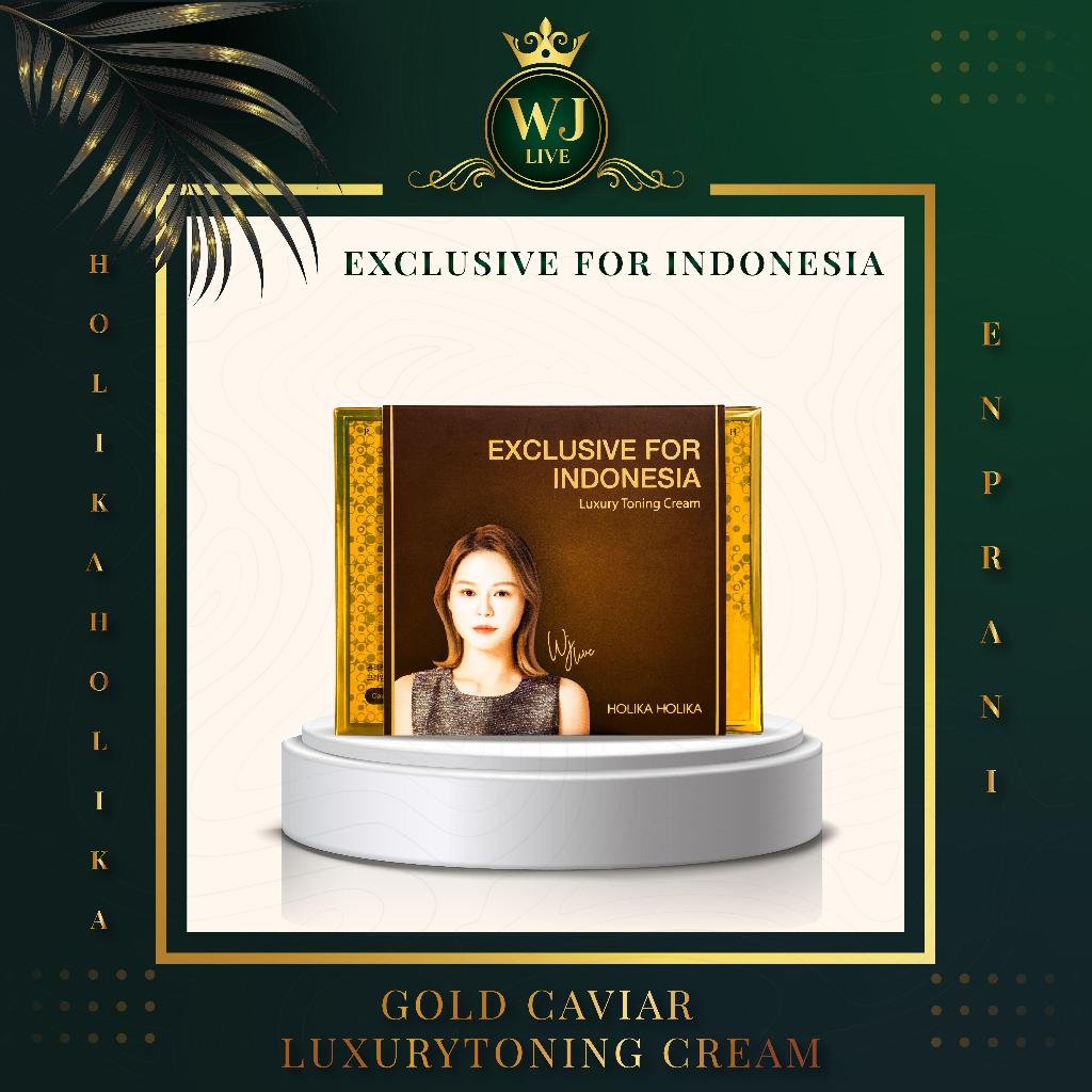 [Holika Holika] Prime Youth Gold Caviar Luxury Toning Cream Perawatan Vitamin Wajah