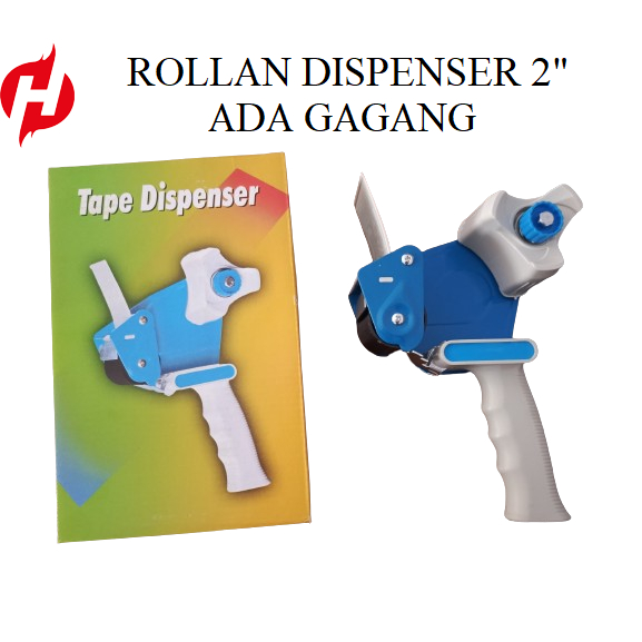 

Rollan Dispenser / Alat Pemotong Lakban 2 Inch Gagang Tempat Roll Cutter Tape TERBARU TERMURAH VIRAL--232