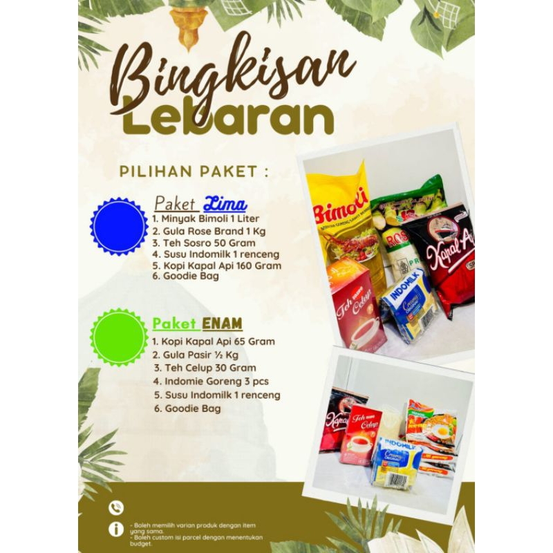 Parcel Lebaran | Bingkisan Lebaran | Hampers Lebaran | Paket Sembako