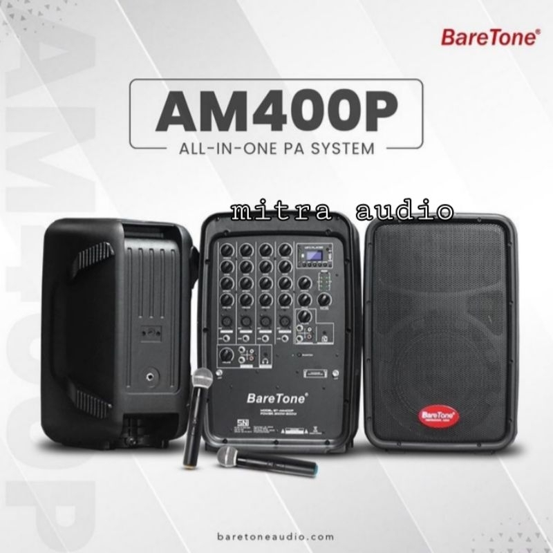 Speaker aktif 10 inch Baretone am 400p am400p original