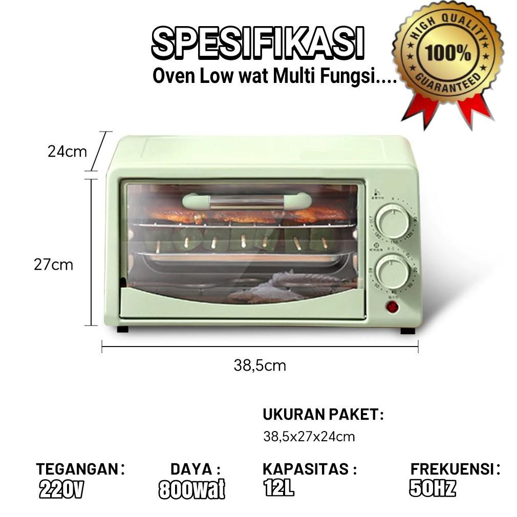 Oven listrik Watt Rendah Oven pembakaran multifungsi rumah tangga Pemanggang Penghangat Makanan Dagi