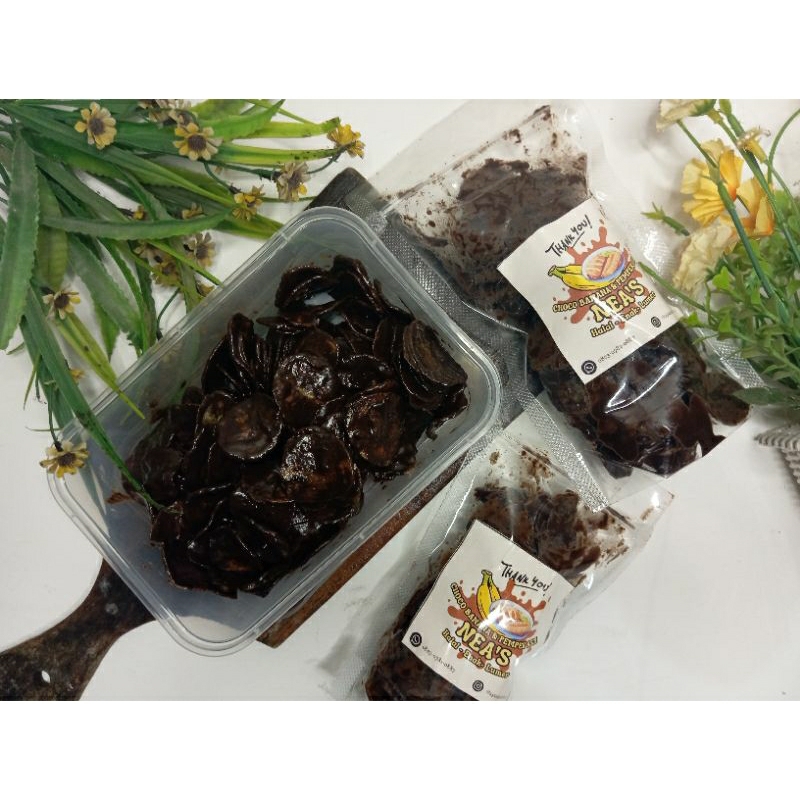 

keripik pisang coklat lumer