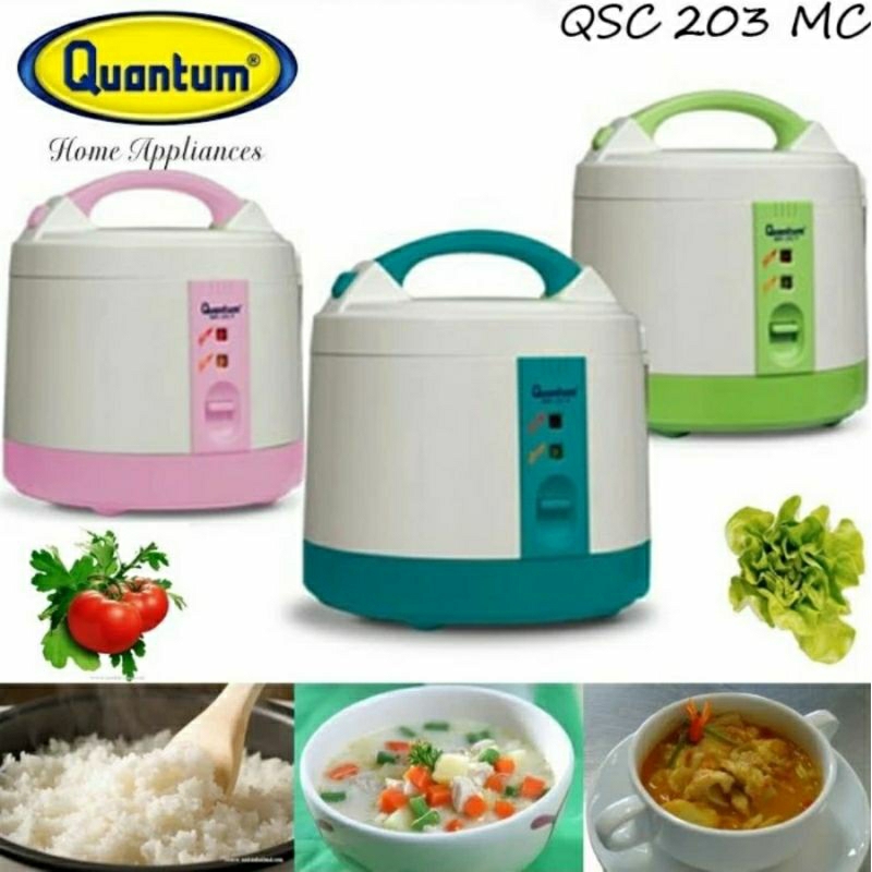 Quantum QSC-203 MC Magic Com 1 L Rice Cooker Penanak Nasi Garansi Resmi