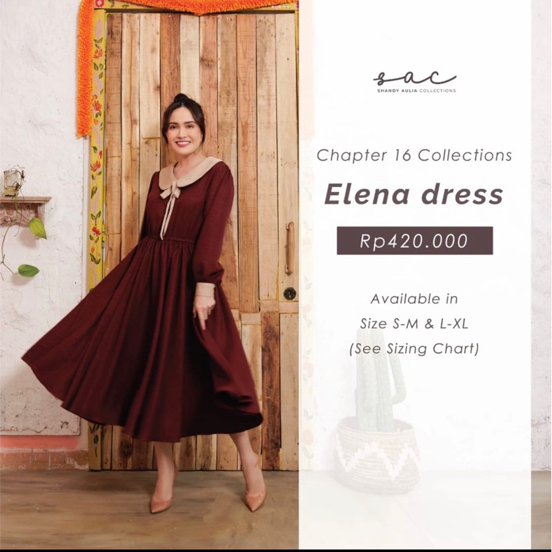 Elena Dress size S | Shandy Aulia Collections