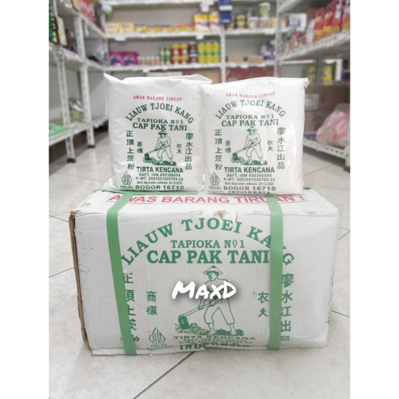 

Tepung Tapioka Pak Tani LTK 500 gr ×20 Bks 1 Dus