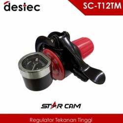 Gas Regulator Star Cam Tekanan Tinggi Black