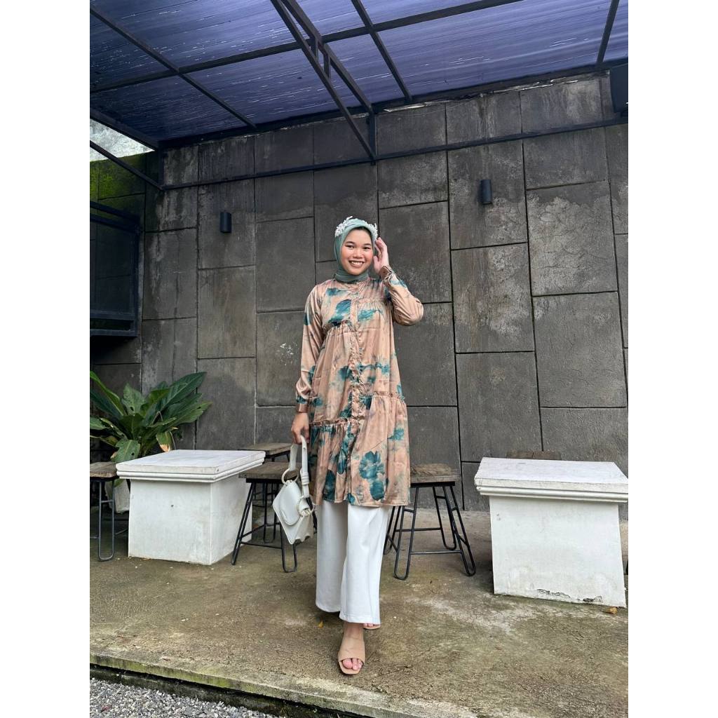 Seruni Tunik/Tunik Silk/Tunik Armany Silk/Tunik Adem/Tunik Murah