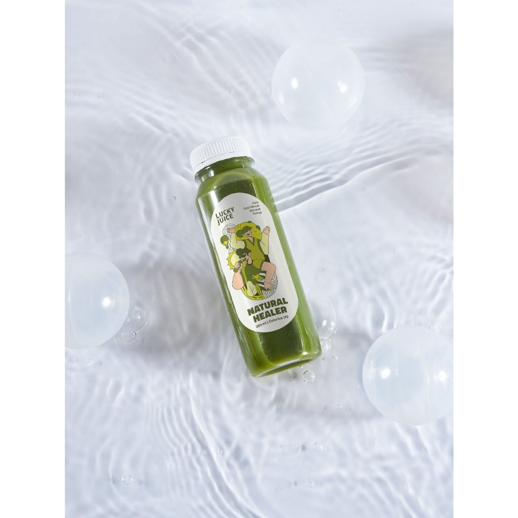 

Cold Pressed Juice Kale Alpukat - Natural Healer - Lucky Juice