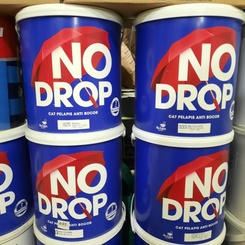 Cat No Drop 4kg / Pelapis Dinding anti bocor / Cat Pelapis Tembok / Cat Pelapis Dinding anti rembes