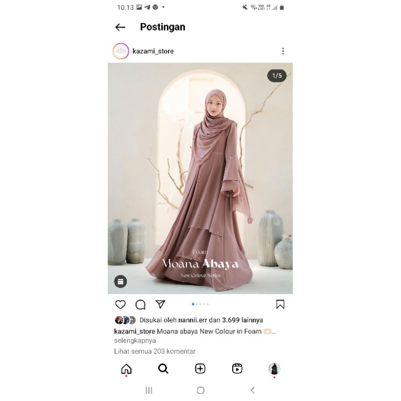 moana abaya by kazami