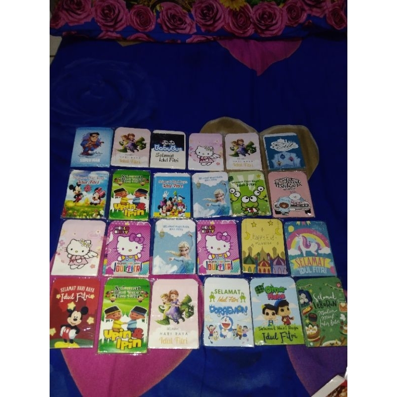 

Amplop hari raya motif makanan