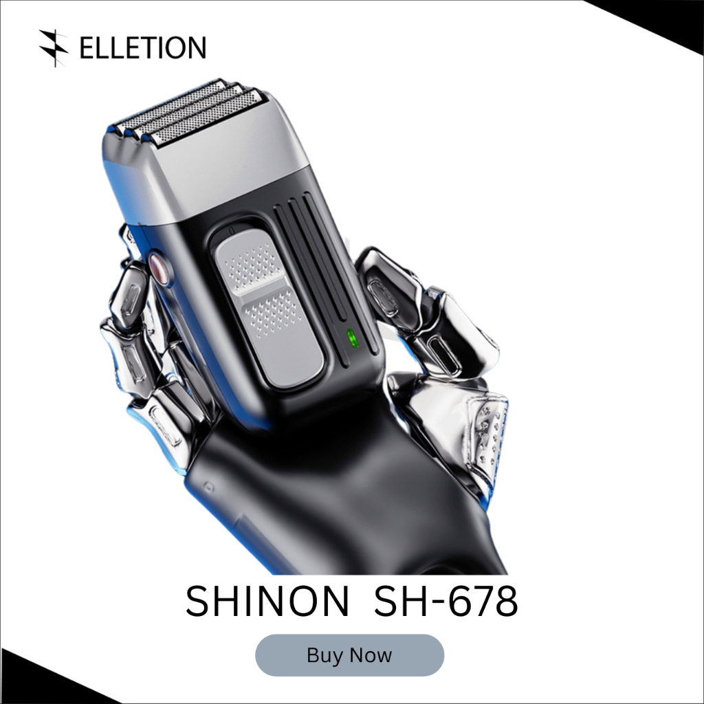 SHINON S-678 Alat Cukur Kumis Jenggot Botak Cukuran Kumis Jenggot Mini Listrik Elektrik