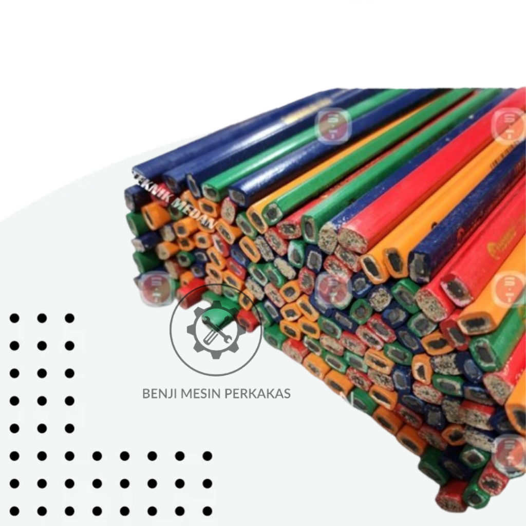 

PENSIL TUKANG KAYU BANGUNAN CARPENTER PENCIL 7 INCH IDEKU ORI