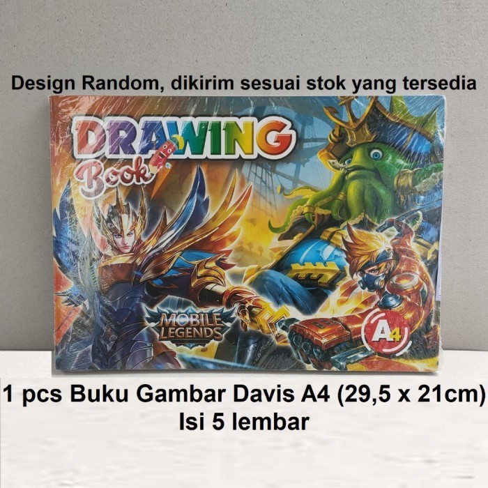 

Buku Gambar Davis A4 Sketch Books Buku Gambar Ukuran 29,5x21 cm