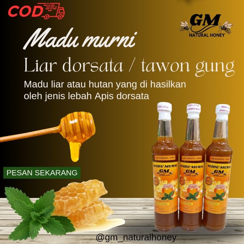 

Madu Liar Murni apis dorsata