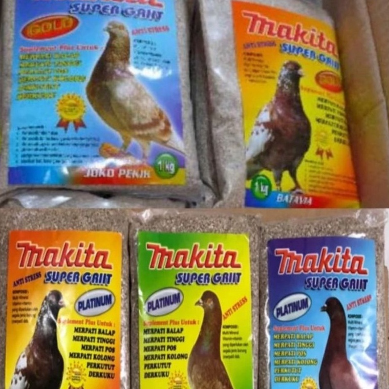 Restock GRIT MAKITA ASINAN BURUNG GRIIT MAKITA PLATIUM GRIT MAKITA GOLD