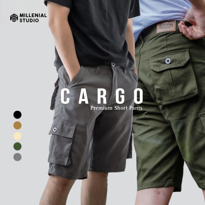 Cargo Pendek Army Premium Short Cargo Black Navy Celana Cargo Pendek Khaki Celana CARGO ORIGINAL