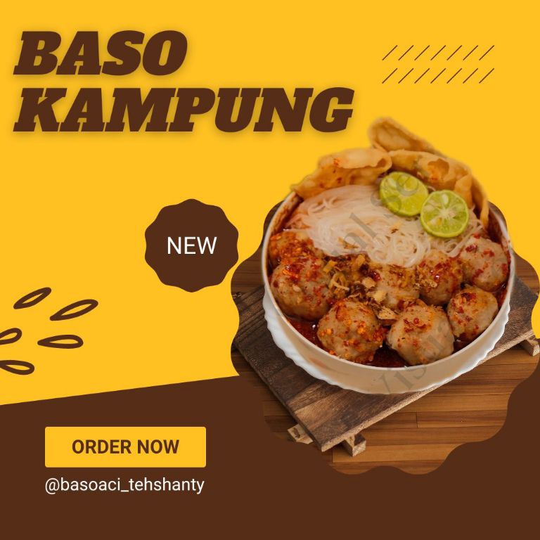 

SWL949 packingaman Baso kampung Teh Shanty All Varian produk teh shanty